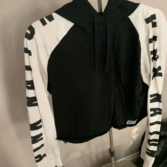 PINK Victoria's Secret Tops - Cropped pink sweater